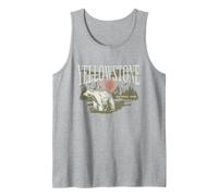 Yellowstone Forest National Park Bear Outdoor Hiking Tank Top
