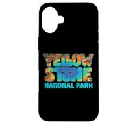 Yellowstone Grand Prismatic Hot Spring Retro Case for iPhone 16 Plus