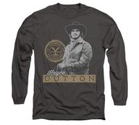 Yellowstone Kayce Dutton Unisex Adult Longsleeve T Shirt, Charcoal, Small