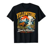 Yellowstone Land of Adventure National Park Adventure T-Shirt
