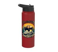 Yellowstone Land of Adventure Stainless Steel Insulated Water Bottle