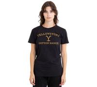 Yellowstone Men's Arched Logo T-Shirt, Black | Size: Medium Yellowstone Black M