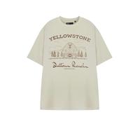 Yellowstone Beige Barn Short Sleeved T-Shirt Mens