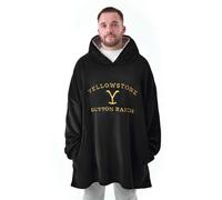 Yellowstone Men's Blanket Hoodie (Adult Black) in Black Yellowstone Black One Size