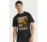 Yellowstone Men's Cowboys Don't Say Goodbye T-Shirt in Black | Size: XL Yellowstone Black XL