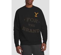 Yellowstone Men's For The Brand Crew Sweatshirt, Black | Size: Large Yellowstone Black L