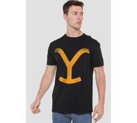 Yellowstone Men's Large Brand T-Shirt, Black | Size: 2XL Yellowstone Black 2XL