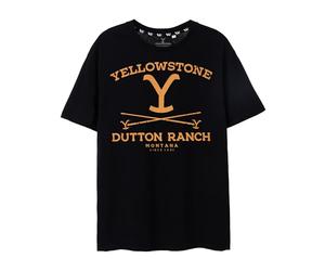 Yellowstone Men's Short-Sleeve T-Shirt |Dutton Ranch Official Merchandise of The US TV Show | Stylish and Comfortable Tee for Men