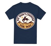 Yellowstone Mens We Don't Choose The Way Bucking Bronco T-Shirt