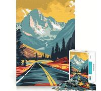 Yellowstone National Park 1000 Piece Puzzle For Adults Problem Solving Toy Professional Grade Cutting Relaxing Indoor Group Activity (38x52cm)