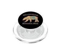 Yellowstone National Park Bear Vintage Topograhic Map PopSockets PopGrip for MagSafe