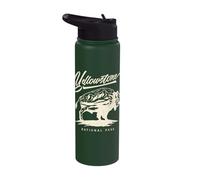 Yellowstone National Park Bison Scenic Beauty Stainless Steel Insulated Water Bottle