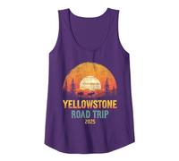 Yellowstone National Park Family Road Trip 2025 Camping Gift Tank Top