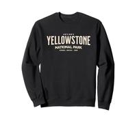 Yellowstone National Park GPS Coordinates, Wyoming Sweatshirt