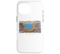 Yellowstone National Park Grand Prismatic Spring Souvenir Case for iPhone 16 Pro Max