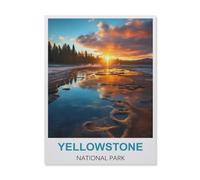 Yellowstone National Park，Puzzle 1000 Pieces Paper Puzzle Adult Children'S Educational Toy Family Decompression Game（50x70cm）-IA91