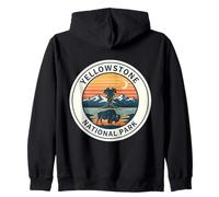 Yellowstone National Park Souvenir Memorabilia Yellow Stone Zip Hoodie