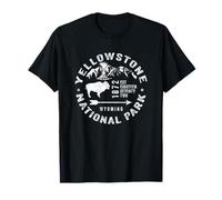 Yellowstone National Park US Bison Buffalo Vintage Souvenirs T-Shirt