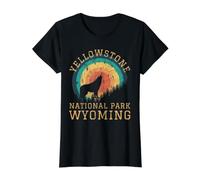 Yellowstone National Park Value Graphic T-Shirt, Women, Black, S