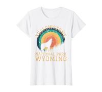 Yellowstone National Park Value Graphic T-Shirt, Women, White, L