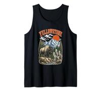Yellowstone National Park Vintage Nature Adventure Tank Top