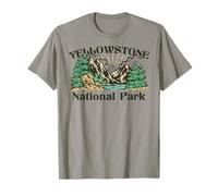 Yellowstone National Park Vintage Sunset T-Shirt