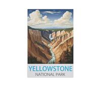 Yellowstone National Park，Wood Jigsaw Puzzle 1000 Pieces Adult Toys Decompression Game（75x50cm）-FT76