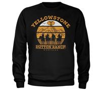 Yellowstone Officially Licensed Cowboys Hoodie (Black), Large