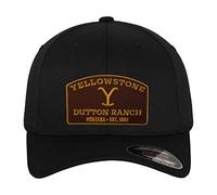 YellowStone Officially Licensed Flexfit Cap (Black), Large/X-Large, One Size