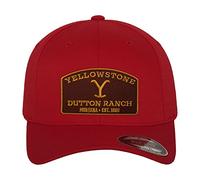 YellowStone Officially Licensed Flexfit Cap (Red), Large/X-Large, One Size