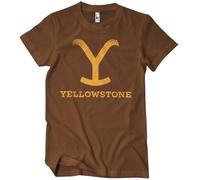 Yellowstone Officially Licensed Mens T-Shirt (Brown), XX-Large