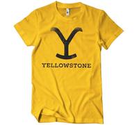 Yellowstone Officially Licensed Mens T-Shirt (Gold), X-Large