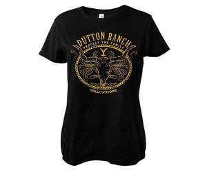 Yellowstone Officially Licensed Protect The Family Women T-Shirt (Black), Large