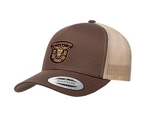 Yellowstone Officially Licensed We Don't Choose The Way Premium Trucker Cap (Brown-Khaki)