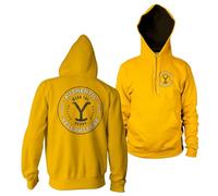 Yellowstone Officially Licensed Wear The Brand Hoodie (Gold), Large