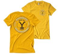 Yellowstone Officially Licensed Wear The Brand Mens T-Shirt (Gold), Large