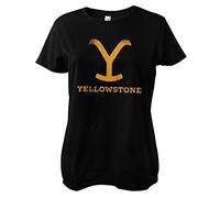 Yellowstone Officially Licensed Women T-Shirt (Black), X-Large