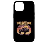 Yellowstone Park Bison Retro Sunset Case for iPhone 14