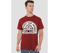 Yellowstone Protect The Family Dutton Barn Unisex T-Shirt, Cardinal in Red | Size: Small Yellowstone Red S