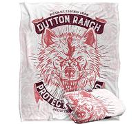 Yellowstone Protect The Land Wolf Silky Touch Super Soft Throw Blanket 152 X 127 cm