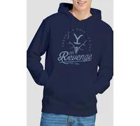 Yellowstone Revenge Skull Unisex Hoodie, Navy Yellowstone Navy M