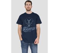 Yellowstone Revenge Skull Unisex T Shirt, Navy Yellowstone Navy M