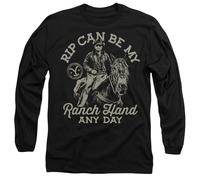 Yellowstone Rip Can Be My Ranch Hand Unisex Adult Longsleeve T Shirt, Black, XXL