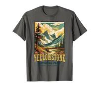 Yellowstone Road Trip 2025 Family National Park Outdoor T-Shirt