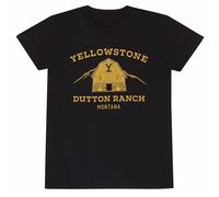 Yellowstone - Sand Ranch Unisex Black T-shirt large - New other - B777z