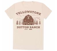 Yellowstone - Sand Ranch Unisex Natural T-shirt large - New other - A777z
