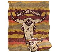 Yellowstone Skull Mountain Pattern Silky Touch Super Soft Throw Blanket 152 X 127 Cm
