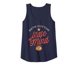 Yellowstone State Of Mind Beth Dutton Red Tank Top