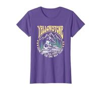 Yellowstone Train Station Mountain Vintage T-Shirt