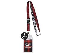 Yellowstone TV Show Dutton Ranch Reversible ID Lanyard Badge Holder with 2" Rubber Y Charm